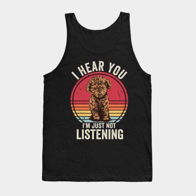 Funny Cavapoo Quote Cute Cavapoo Saying Tank Top by Visual Vibes